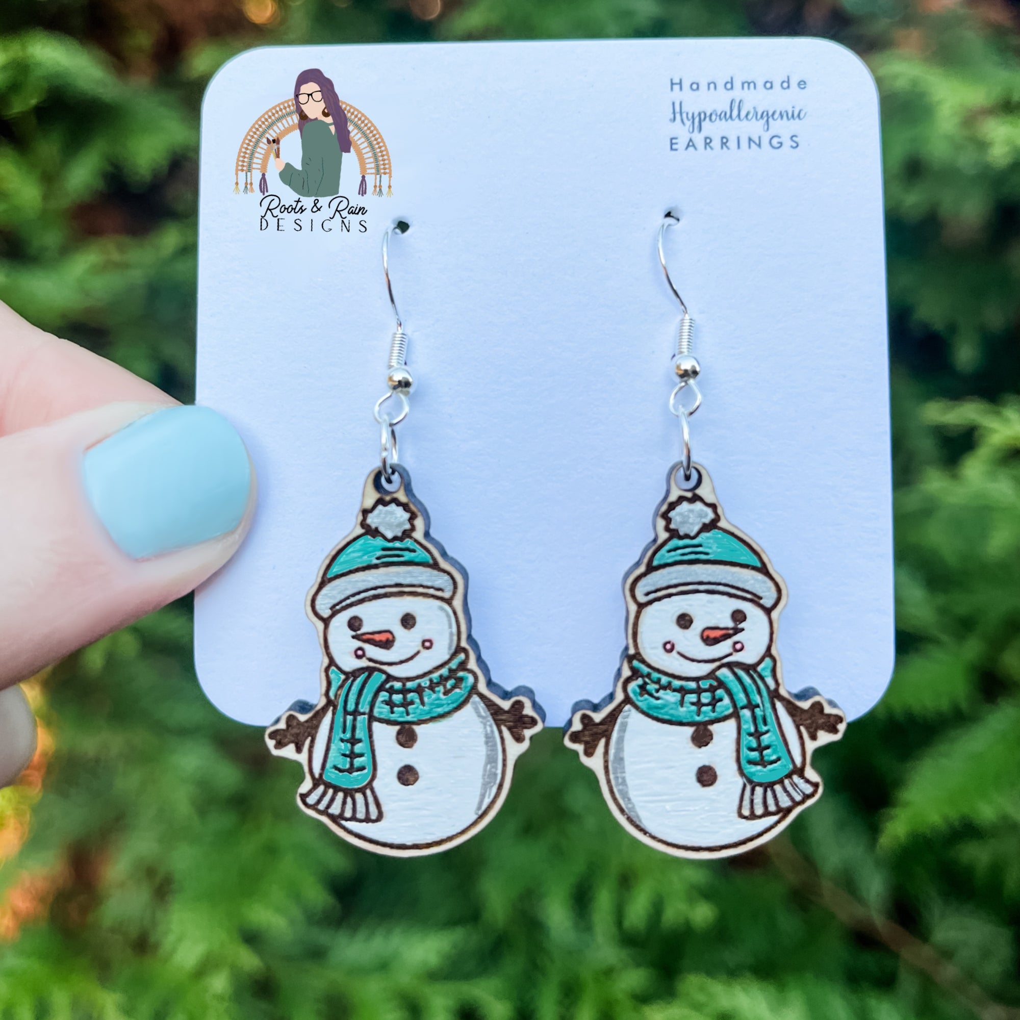 Snowman Dangle earrings