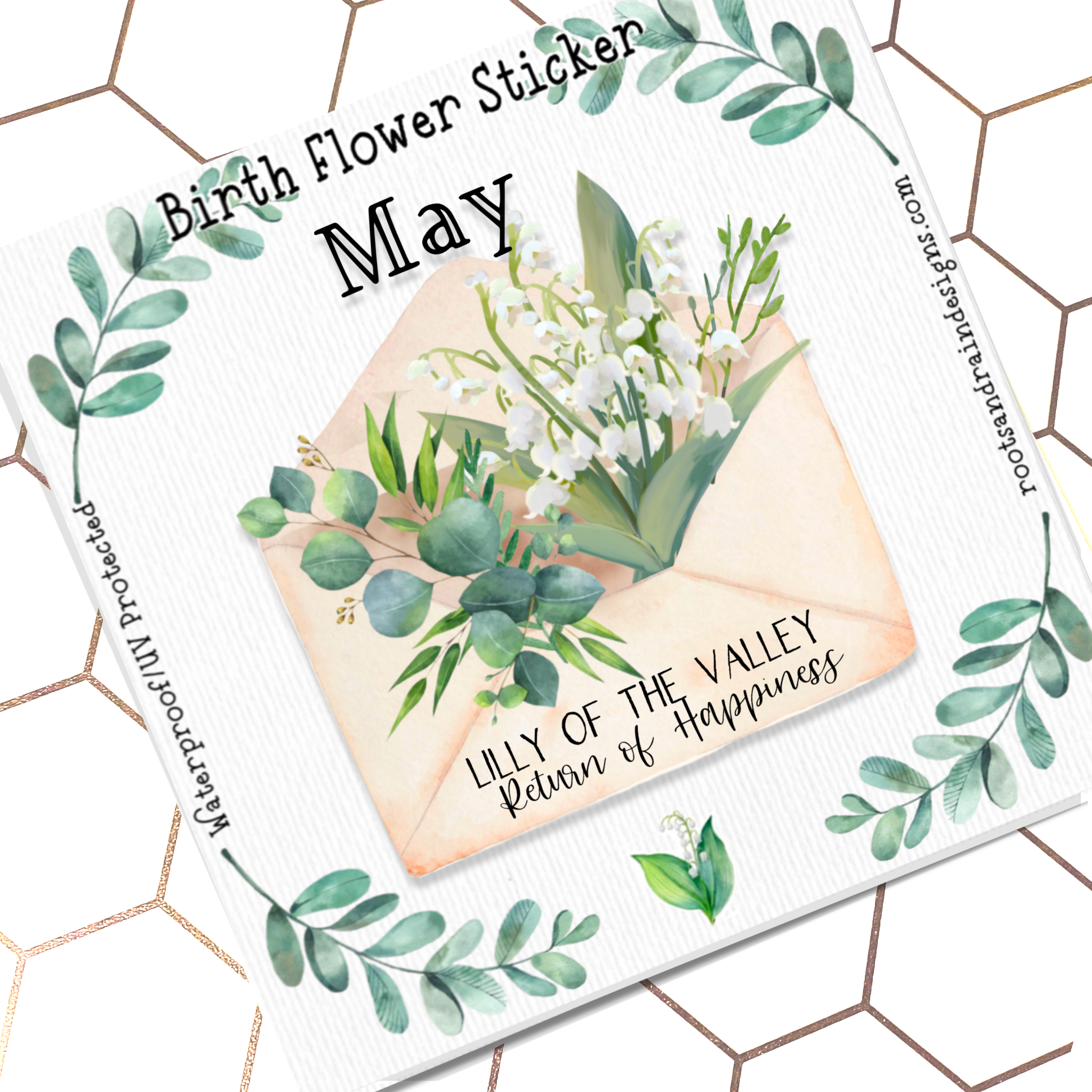 Birth month flower stickers – lyonslegacydesigns